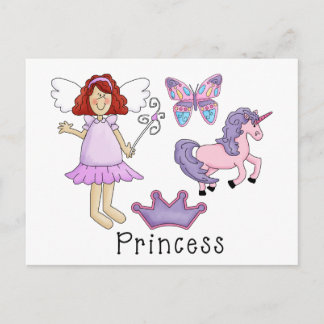 Unicorn Princess Briefkaart