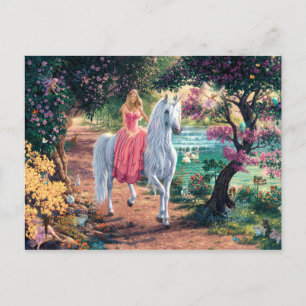 Unicorn Princess Briefkaart