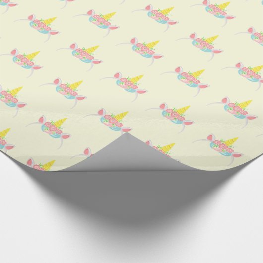 Unicorn Princess Cadeaupapier (Hoek)