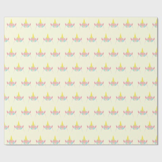 Unicorn Princess Cadeaupapier (Vlak)