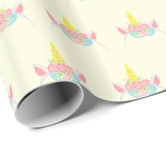 Unicorn Princess Cadeaupapier (Rol Hoek)