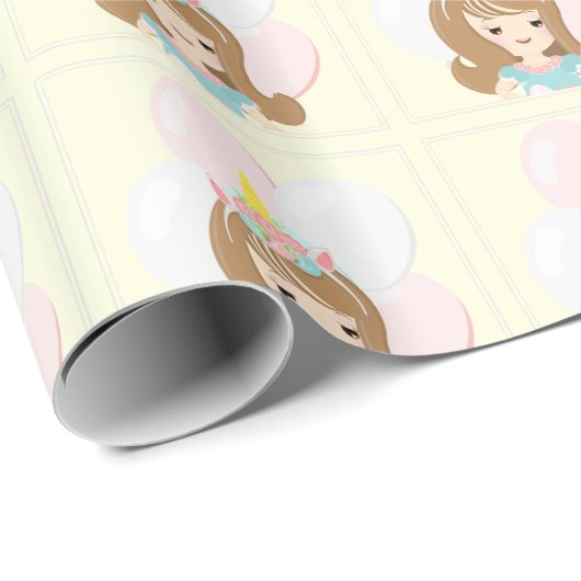 Unicorn Princess Cadeaupapier (Rol Hoek)