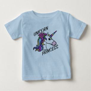 Unicorn Princess Design - Baby Fine Jersey T-Shirt