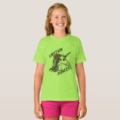 Unicorn Princess Design - Girls' Basic T-Shirt (Voorkant volledig)