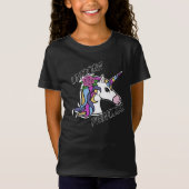 Unicorn Princess Design - Girls' Fine Jersey T-Shi T-shirt (Voorkant)