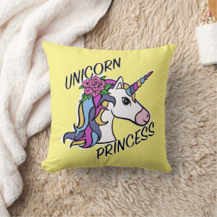 Unicorn Princess Design - Sierkussen 16 x 16 inch