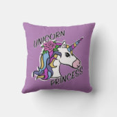 Unicorn Princess Design - Sierkussen 16 x 16 inch (Achterkant)