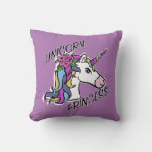 Unicorn Princess Design - Sierkussen 16 x 16 inch (Voorkant)