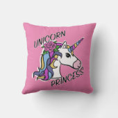 Unicorn Princess Design - Sierkussen 16 x 16 inch (Achterkant)