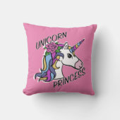 Unicorn Princess Design - Sierkussen 16 x 16 inch (Voorkant)