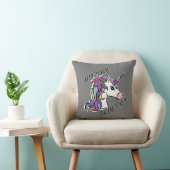 Unicorn Princess Design - Sierkussen 16 x 16 inch (Stoel)