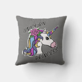 Unicorn Princess Design - Sierkussen 16 x 16 inch (Achterkant)