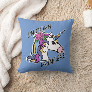 Unicorn Princess Design - Sierkussen 16 x 16 inch