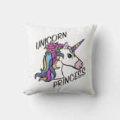 Unicorn Princess Design - Sierkussen 16 x 16 inch (Voorkant)