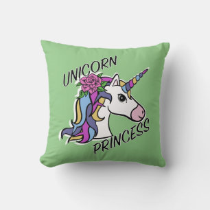 Unicorn Princess Design - Sierkussen 16 x 16 inch