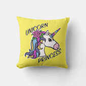 Unicorn Princess Design - Sierkussen 16 x 16 inch (Voorkant)