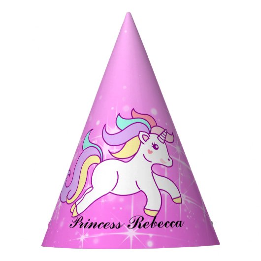 Unicorn Princess Feesthoedjes (Voorkant)