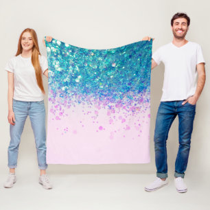 Unicorn Princess Glitter #4 Fleece Deken