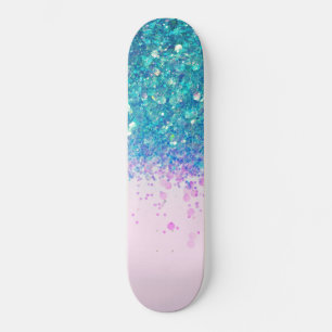 Unicorn Princess Glitter #4 Persoonlijk Skateboard