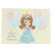 Unicorn Princess Groot Cadeauzakje (Achterkant)