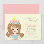 Unicorn Princess Kaart (Voorkant / Achterkant)