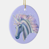 Unicorn Princess Keramisch Ornament (Rechts)