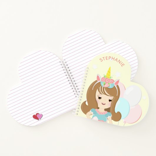 Unicorn Princess Notitieboek (Binnen)