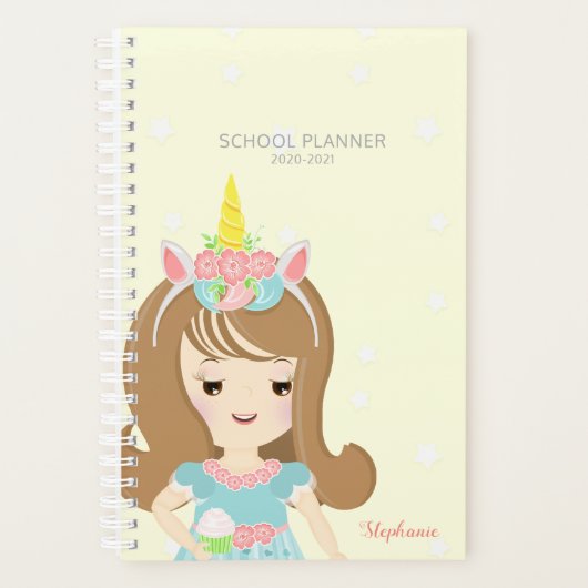 Unicorn Princess Planner (Voorkant)