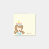 Unicorn Princess Post-it® Notes (Voorkant)