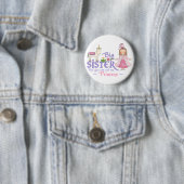 Unicorn Princess Ronde Button 5,7 Cm (In situ)