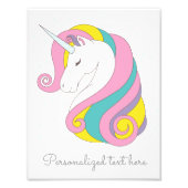  Unicorn Print Foto Afdruk (Voorkant)