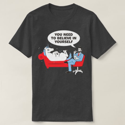 Unicorn Psychiatry T-shirt (Design voorkant)