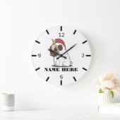 Unicorn Pug Grote Klok (Huis)