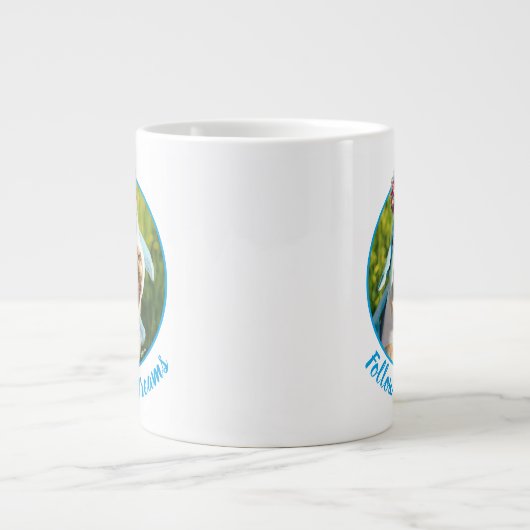 Unicorn Pug Grote Koffiekop (Voorkant)