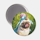 Unicorn Pug Magneet (Voorkant / Achterkant)