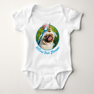 Unicorn Pug Romper