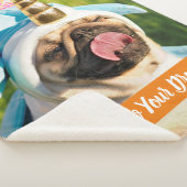 Unicorn Pug Sherpa Deken (3/4)
