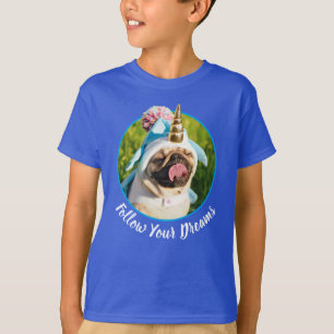 Unicorn Pug T-shirt