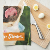 Unicorn Pug Theedoek (Quarter Fold)