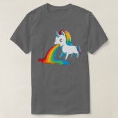 Unicorn Puking Rainbows Funny Unicorn T-shirt (Design voorkant)