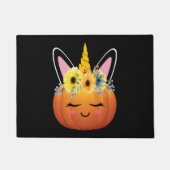 Unicorn Pumpkin Halloween Thanksgiving Gift Deurmat (Voorkant)