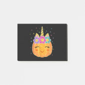 Unicorn Pumpkin Halloween Thanksgiving Post-it® Notes (Voorkant)