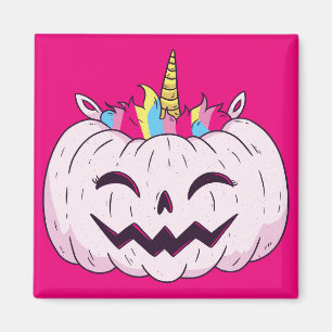 Unicorn Pumpkin Magneet