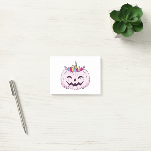 Unicorn Pumpkin Post-it® Notes (Kantoor)