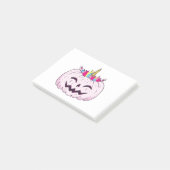 Unicorn Pumpkin Post-it® Notes (Schuin)