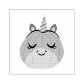 Unicorn Pumpkin Rubberstempel (Afrduk)