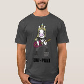 Unicorn punk rock uni punk verjaardagscadeau grapp t-shirt (Voorkant)