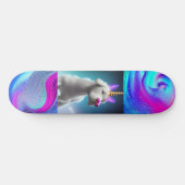 Unicorn Puppy art op skateboard voor meisje (Horizontaal)