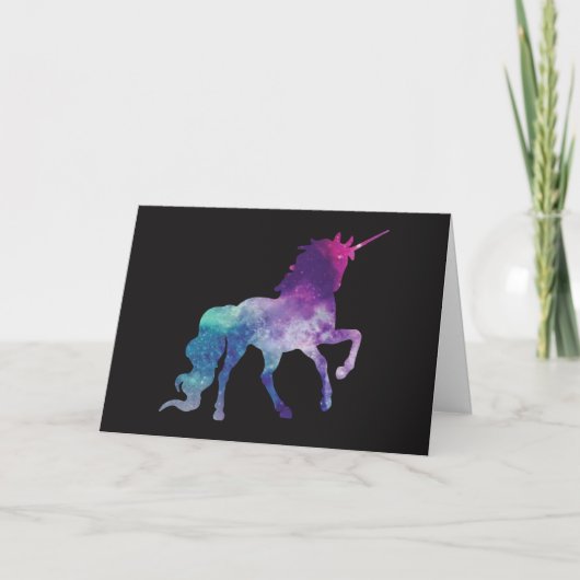 Unicorn Quote Valentijn Feestdagen Kaart (Voorkant)