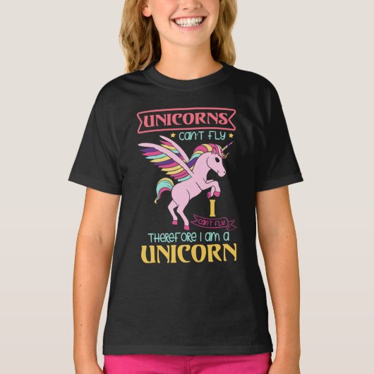 Unicorn Quotes Shirt Gift (Voorkant)